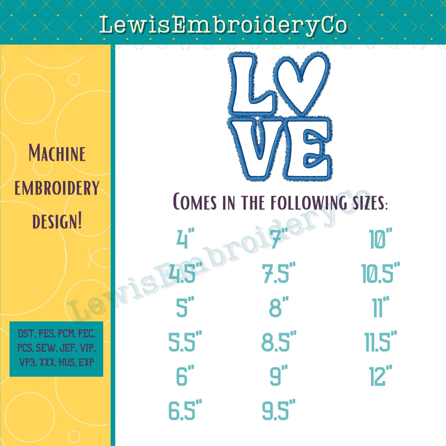 LOVE Feather Outline, Machine Embroidery Design - NOT Full Font - (Digital Download)