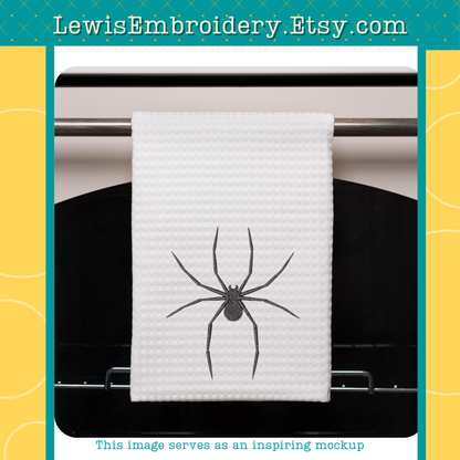 Creepy Spider, Machine Embroidery Design – (Instant Download)