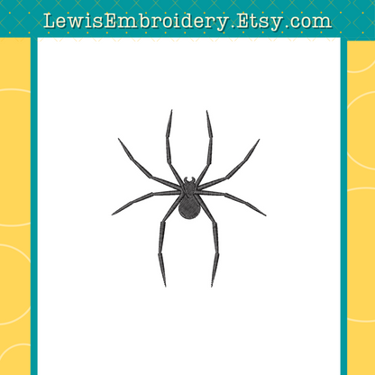 Creepy Spider, Machine Embroidery Design – (Instant Download)