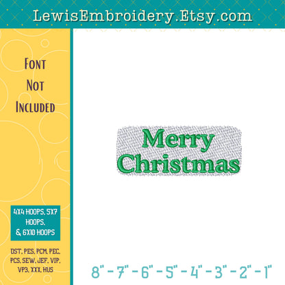 Lay Down Stitch, Machine Embroidery Design - (Instant Download)