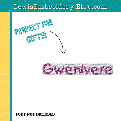 Lay Down Stitch, Machine Embroidery Design - (Instant Download)