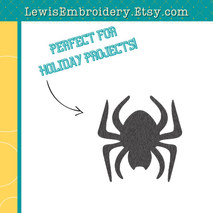 Fat Spider, Machine Embroidery Design – (Instant Download)