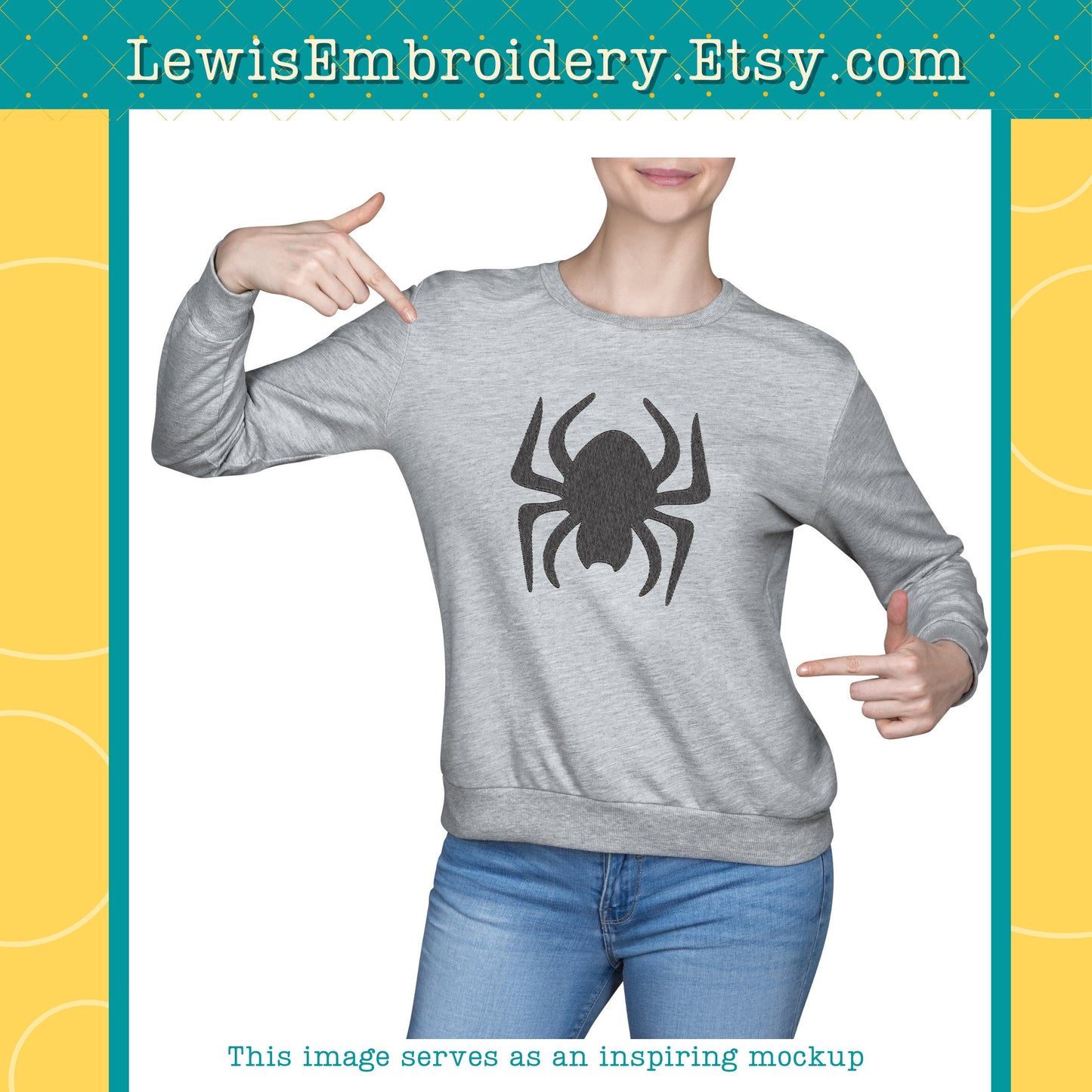 Fat Spider, Machine Embroidery Design – (Instant Download)