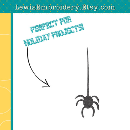 Small Spider, Machine Embroidery Design – (Digital Download)