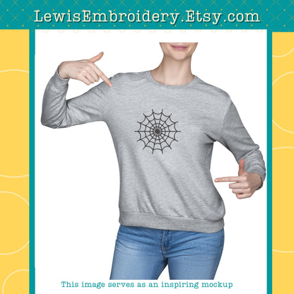 Spider Web, Machine Embroidery Design – (Digital Download)
