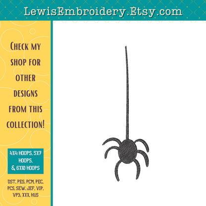 Small Spider, Machine Embroidery Design – (Digital Download)