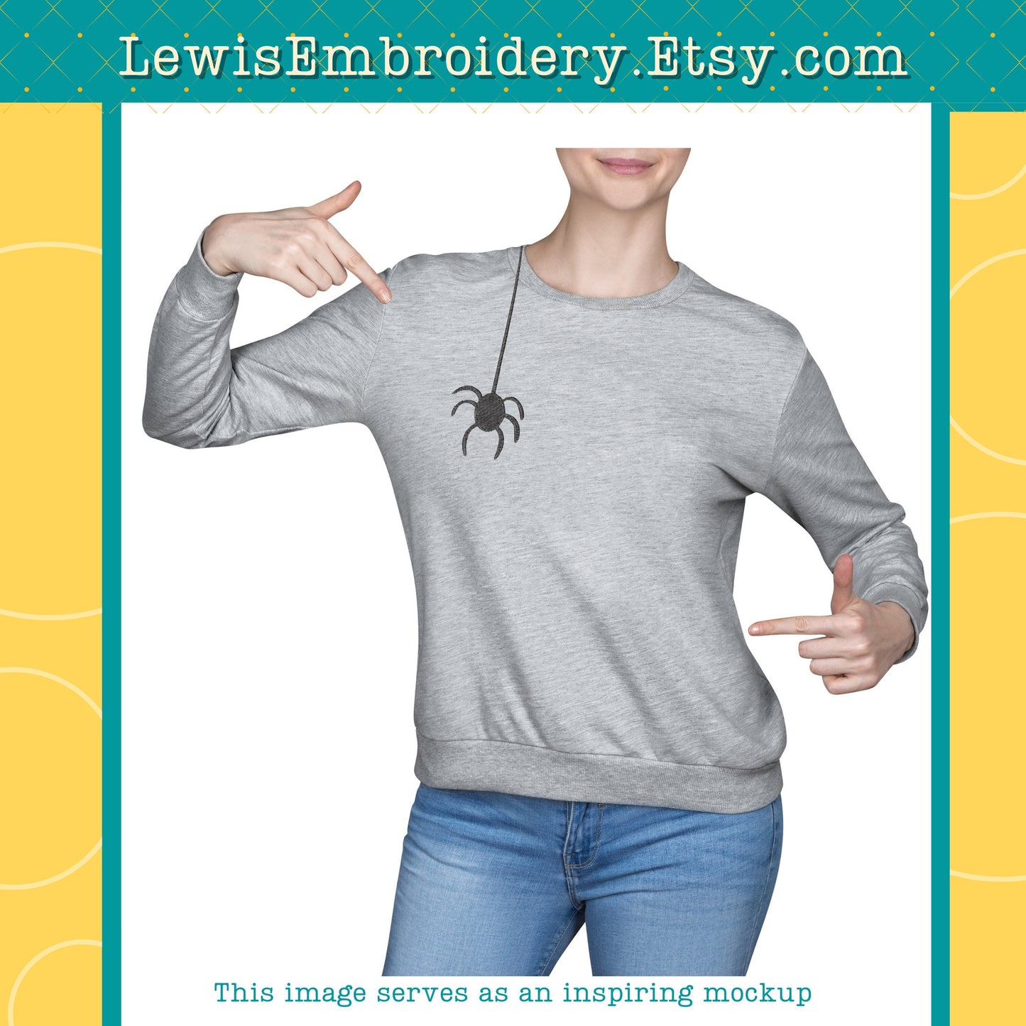Small Spider, Machine Embroidery Design – (Digital Download)