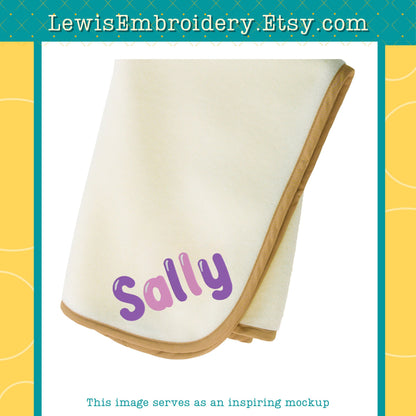 Fill Stitch, Rainbow Baby, Machine Embroidery Font – BX Included - (Digital Download)