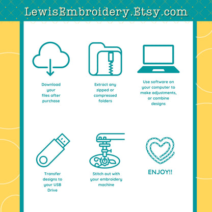Made With Love Heart, Machine Embroidery Design - (Digital Download)