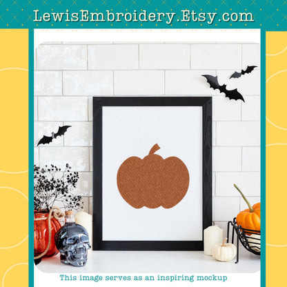 Pumpkin Pi, Machine Embroidery Design – (Instant Download)