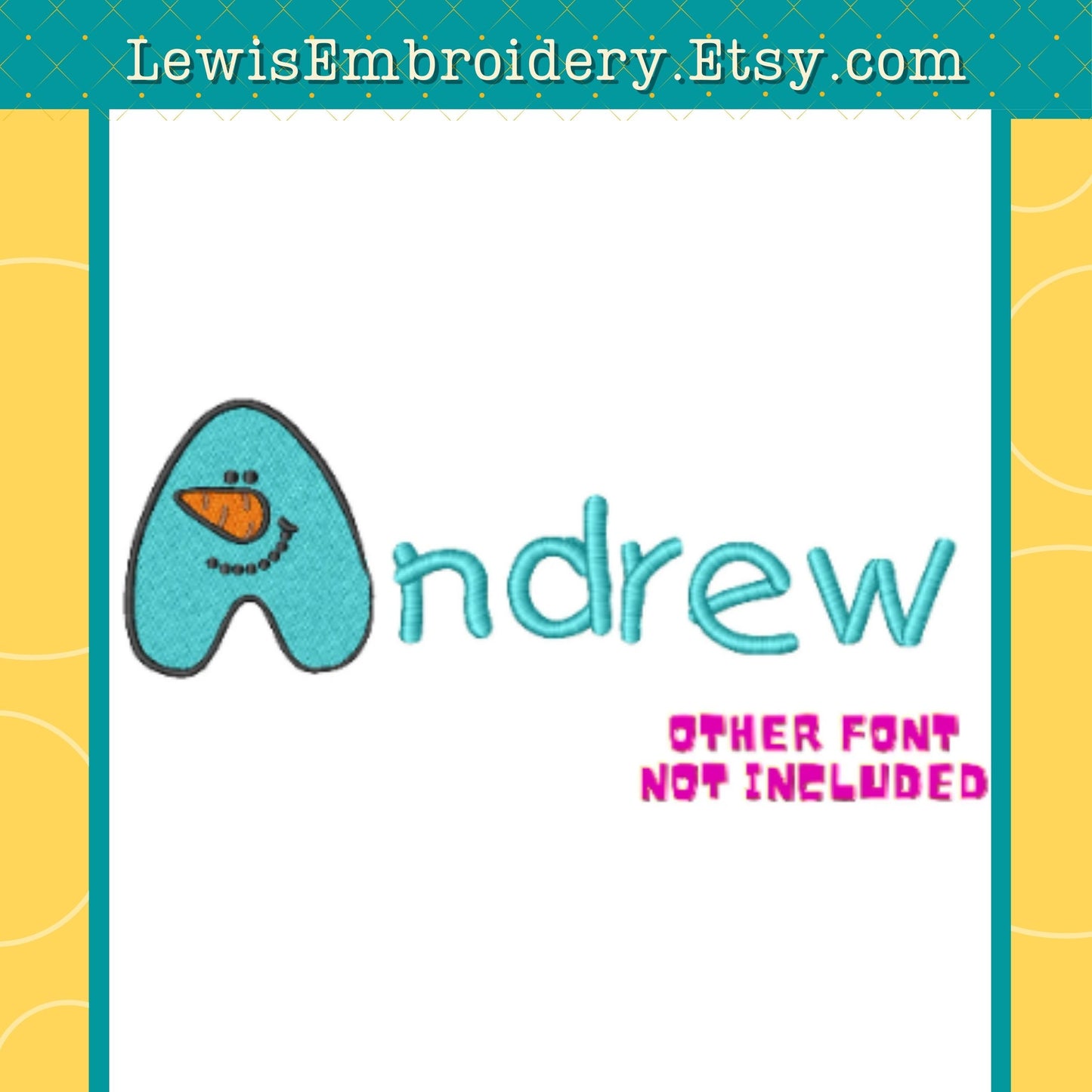 Christmas Letters, Machine Embroidery Font – (Digital Download)