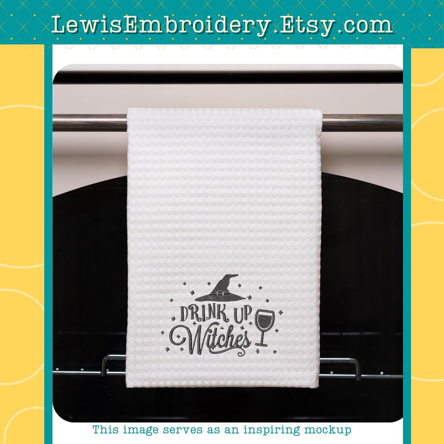 Drink Up Witches, Machine Embroidery Design - (Instant Download)