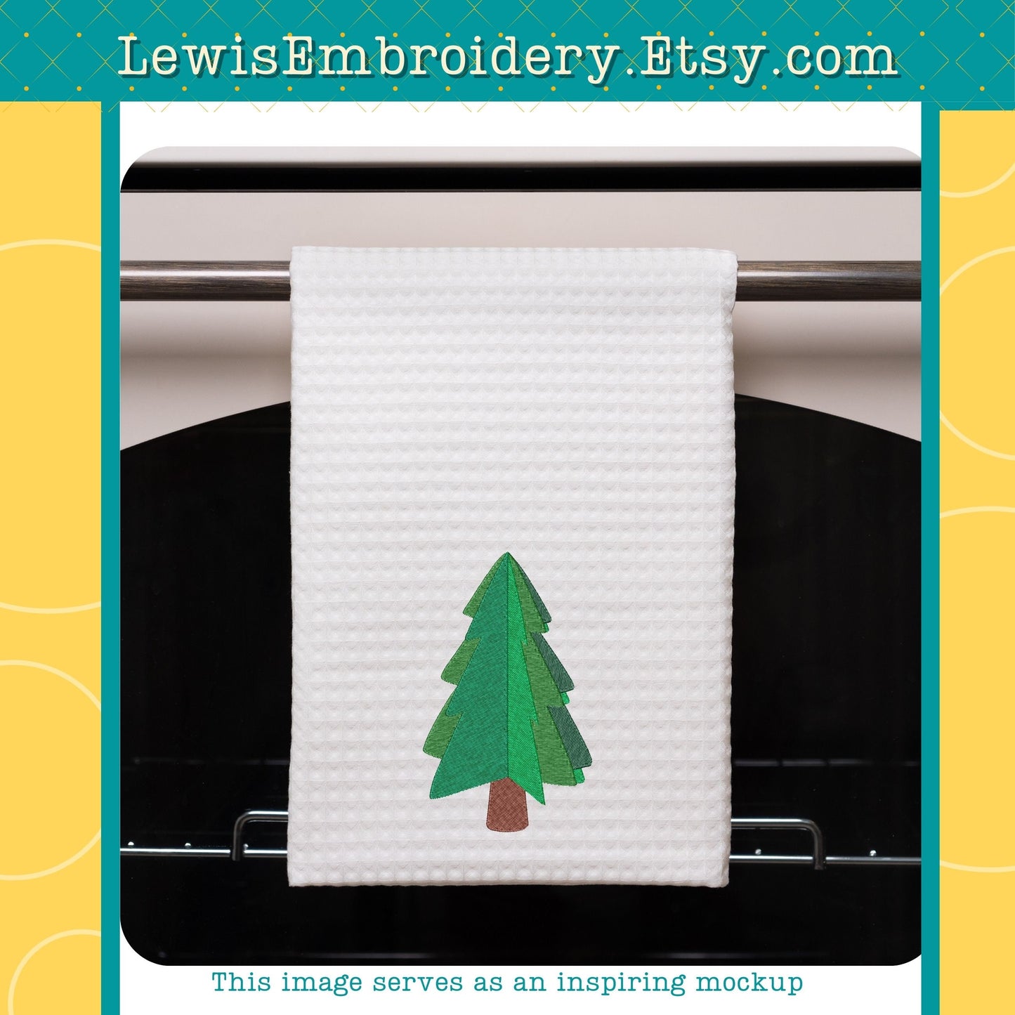 Christmas Tree, Machine Embroidery Design – (Instant Download)
