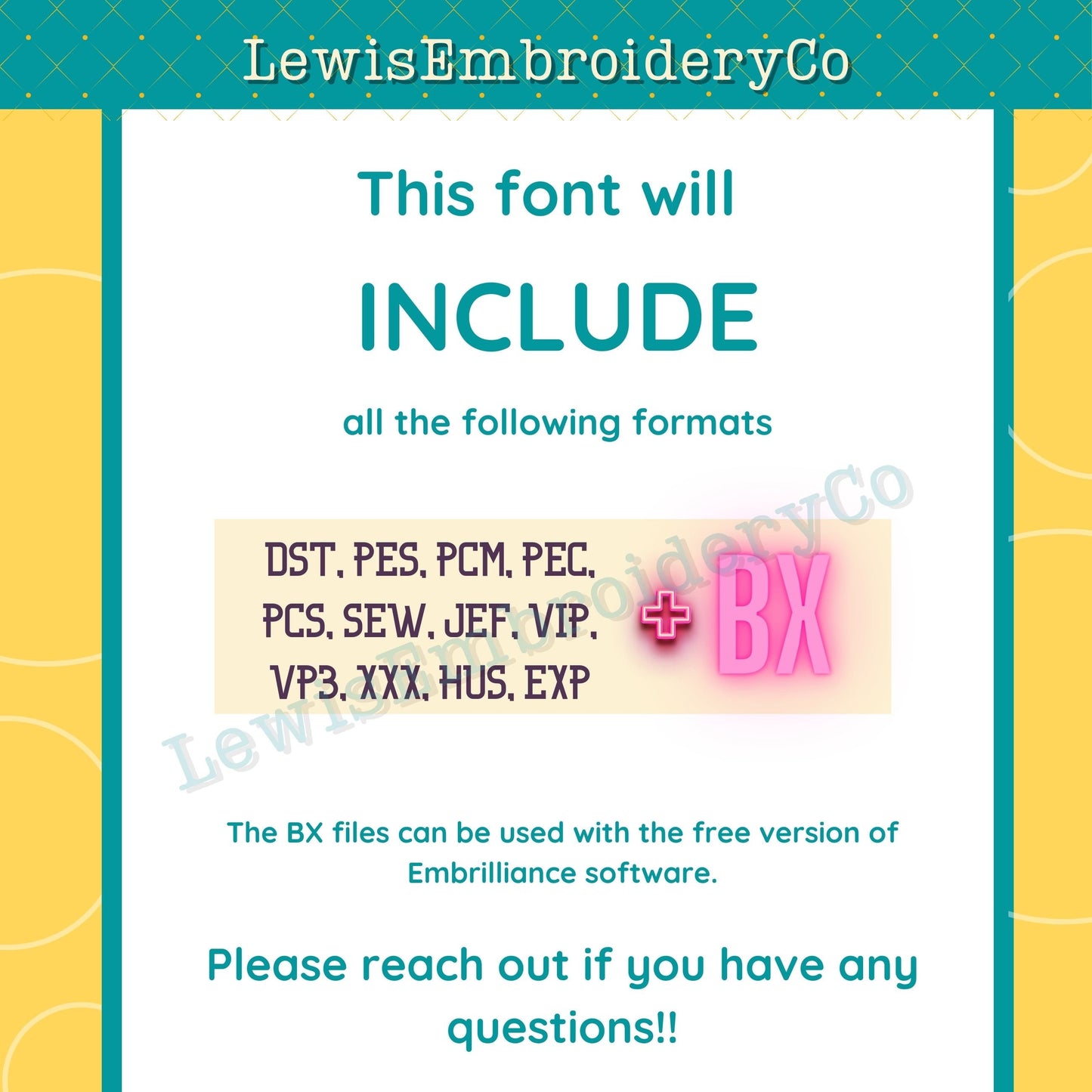 Twister Machine Embroidery Font - With BX - (Digital Download)