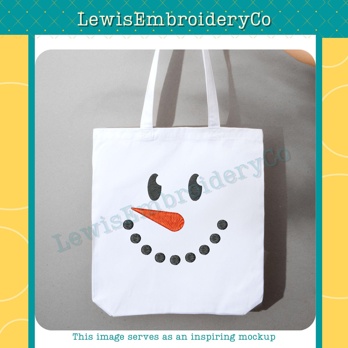 Snowman Face Embroidery Design Collection - Frosty Embroidery - Machine Embroidery - Cute Christmas Design - Christmas Decor