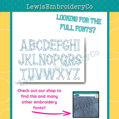 FONT SAMPLE - Embossed 3D Puff Embroidery Font Demo Pack- Try Our Fonts