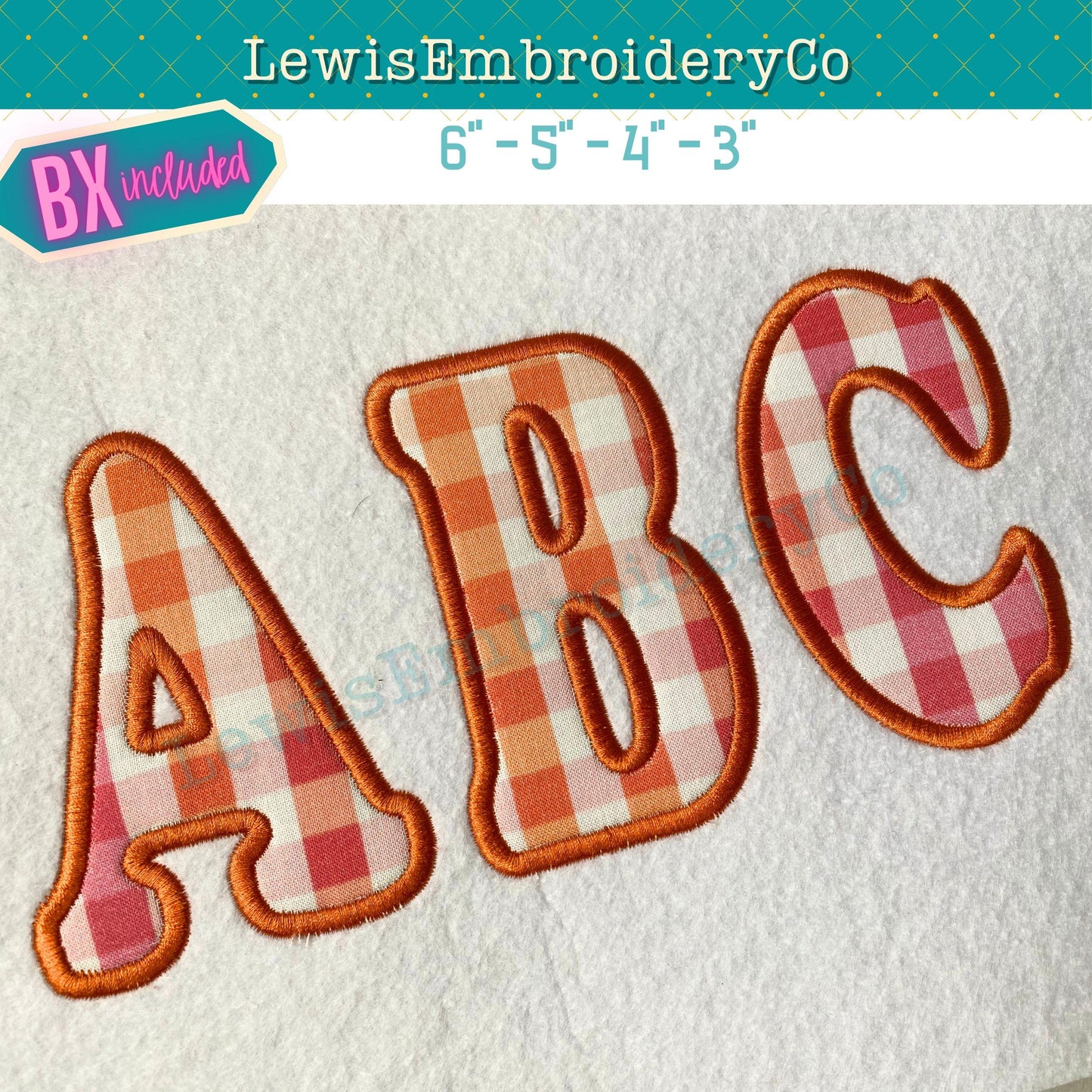 Cooper Applique, Machine Embroidery Font - With BX - (PDF Tutorial Included)