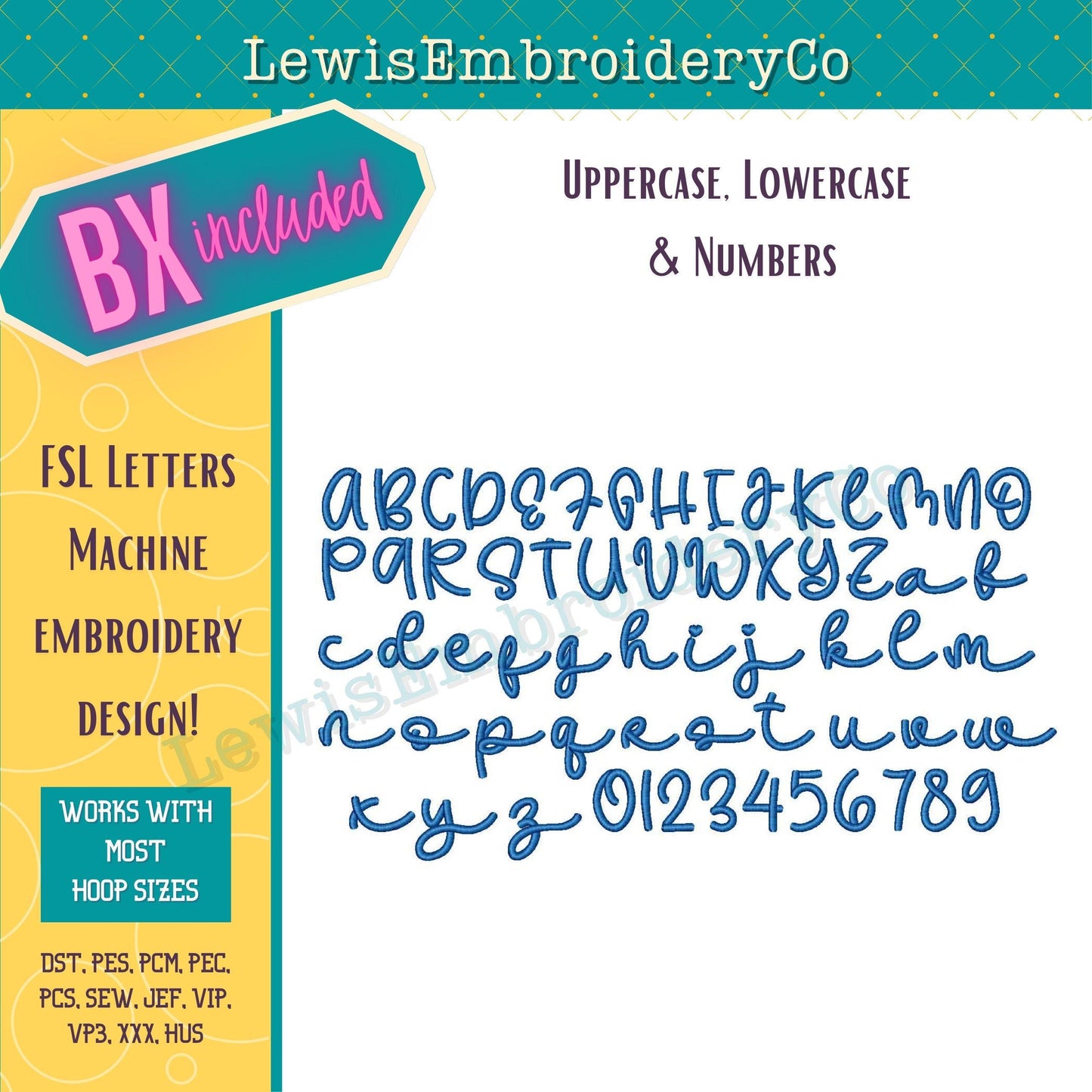 Free-Standing 3D Puff, Machine Embroidery Font - With BX - (PDF Tutorial Included)