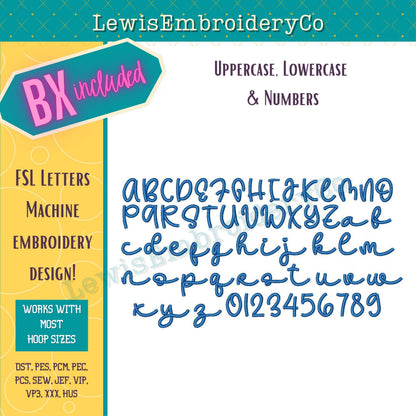 Free-Standing 3D Puff, Machine Embroidery Font - With BX - (PDF Tutorial Included)