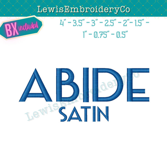 Statendam All Caps, Machine Embroidery Font - With BX - (PDF Tutorial Included)